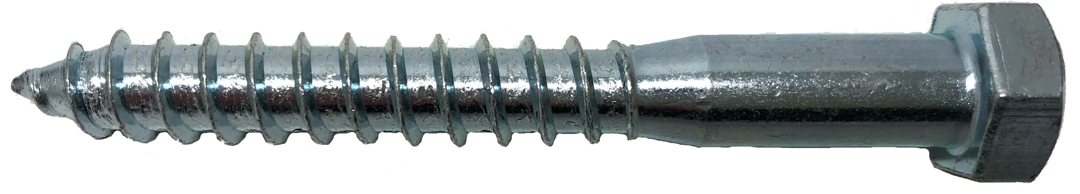 <ul><li>Sharp point for easier starting</li><li>Hex head for easier wrenching</li><li>For use in wood and other soft materials</li><li>Zinc plated to resist rust and corrosion</li></ul>|